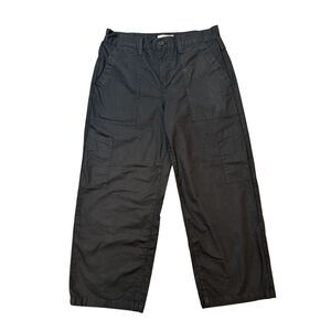 Agolde Black Daria Utility Pant Size 28 Cargo Pant High Waist Cropped